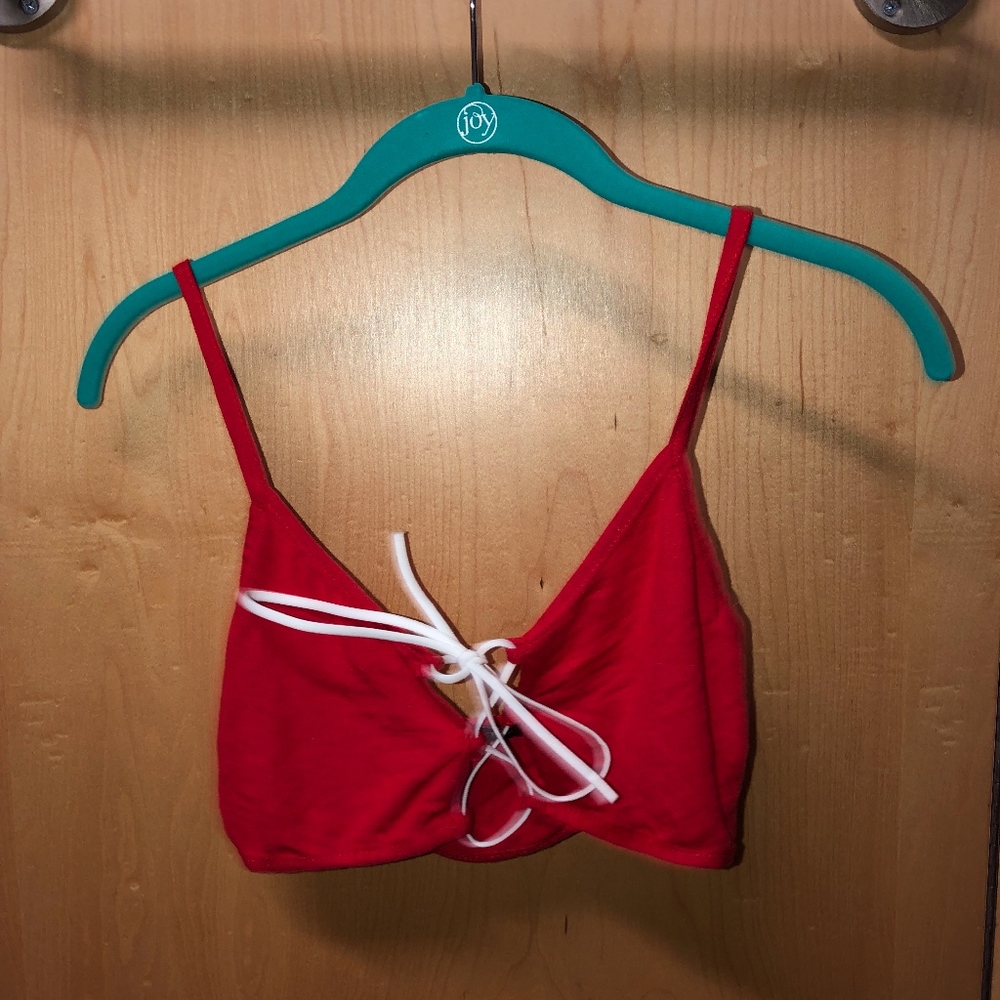 Red Crop Top